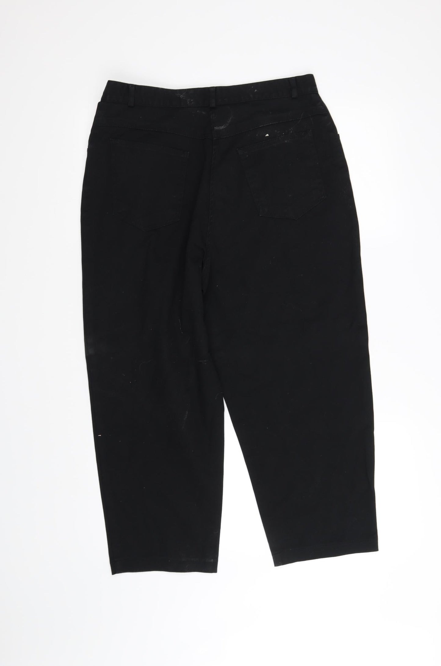 pre worn Mens Black   Trousers  Size 18 L29 in