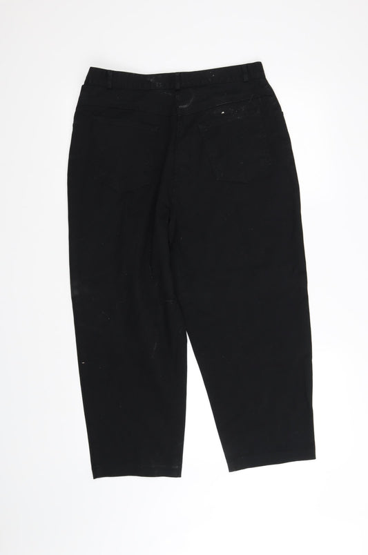 pre worn Mens Black   Trousers  Size 18 L29 in