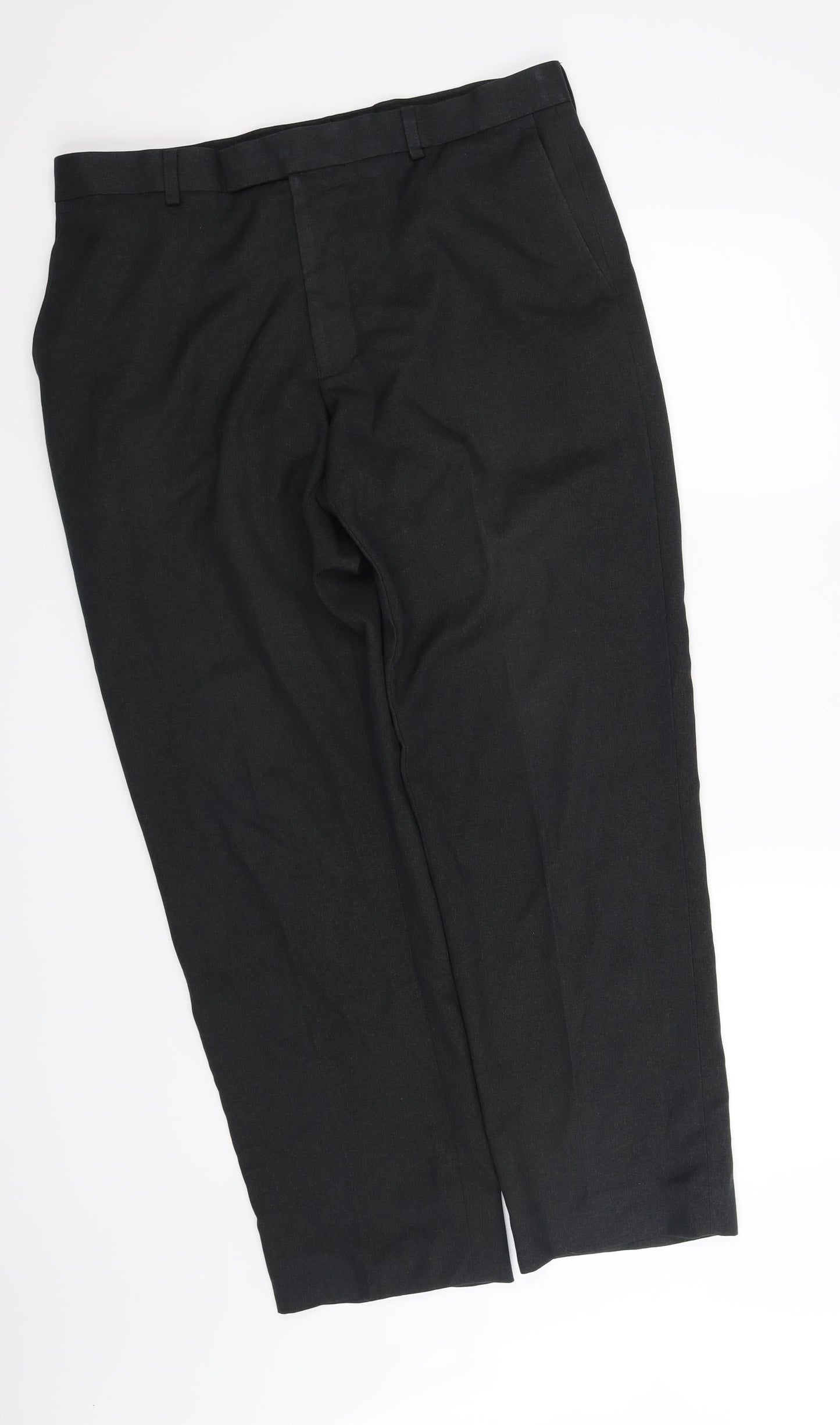 Womens UK Size L pre worn Regular Fit  Black Trousers