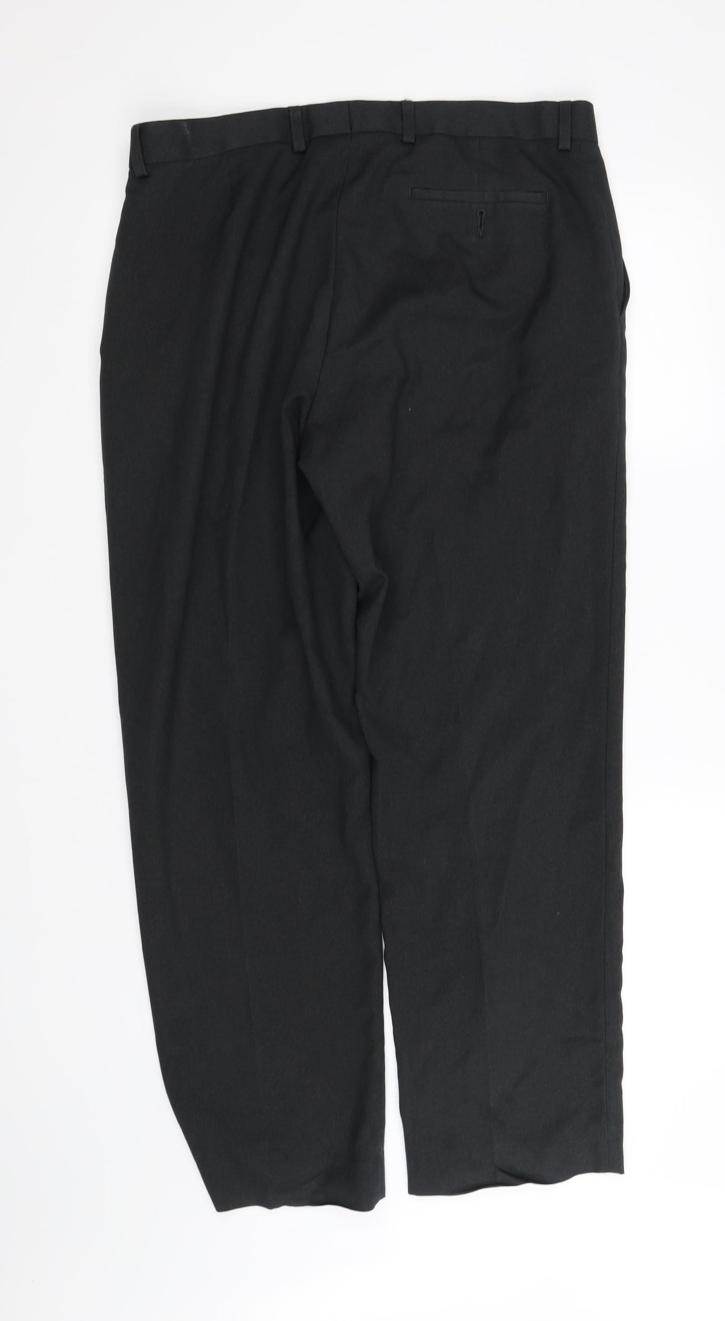 Womens UK Size L pre worn Regular Fit  Black Trousers