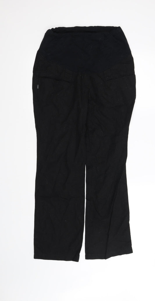 Womens UK Size L pre worn Regular Fit  Black Trousers