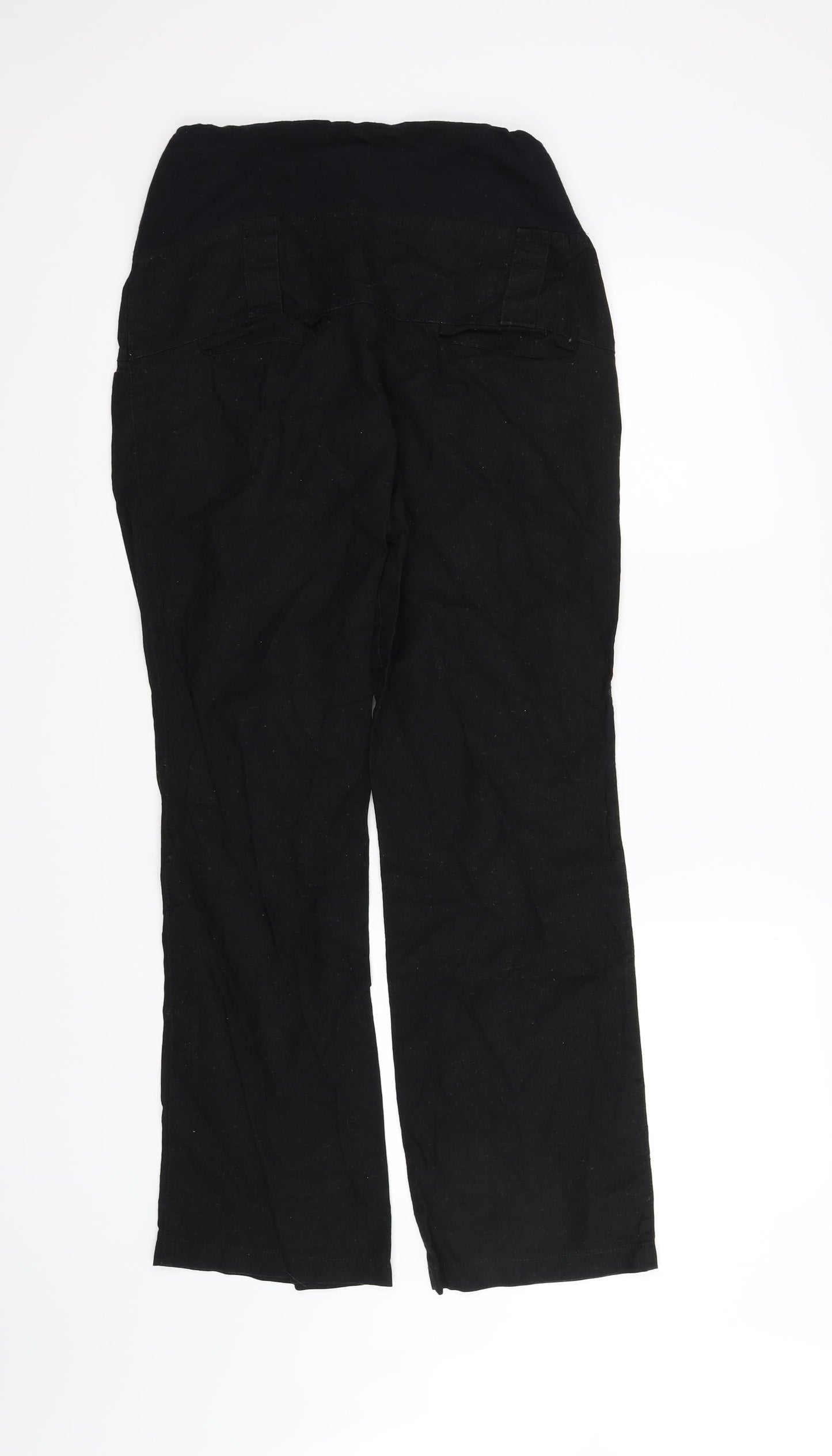 Womens UK Size L pre worn Regular Fit  Black Trousers