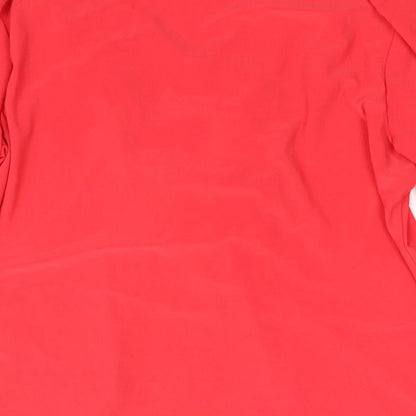 Womens UK Size M pre worn Red Basic Blouse