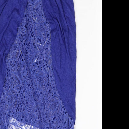 love look Womens Blue   Basic Blouse Size M
