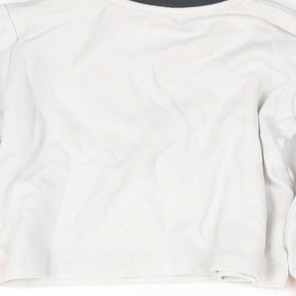 miniworld  White   Basic T-Shirt Size 24 Months
