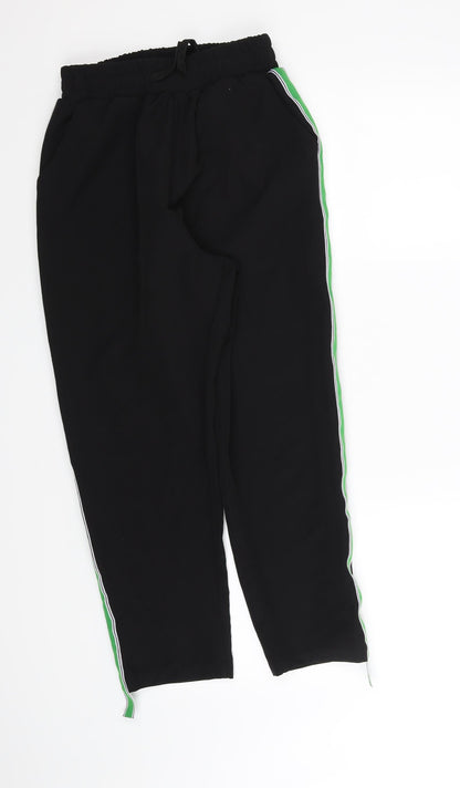 Womens UK Size 12 Boohoo Regular Fit  Black Trousers