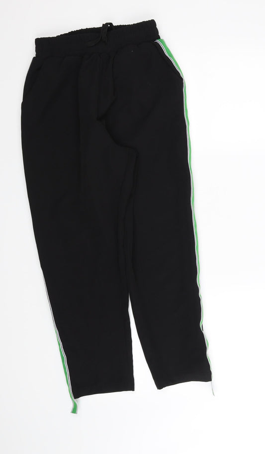 Boohoo Womens Black   Trousers  Size 12 L27 in