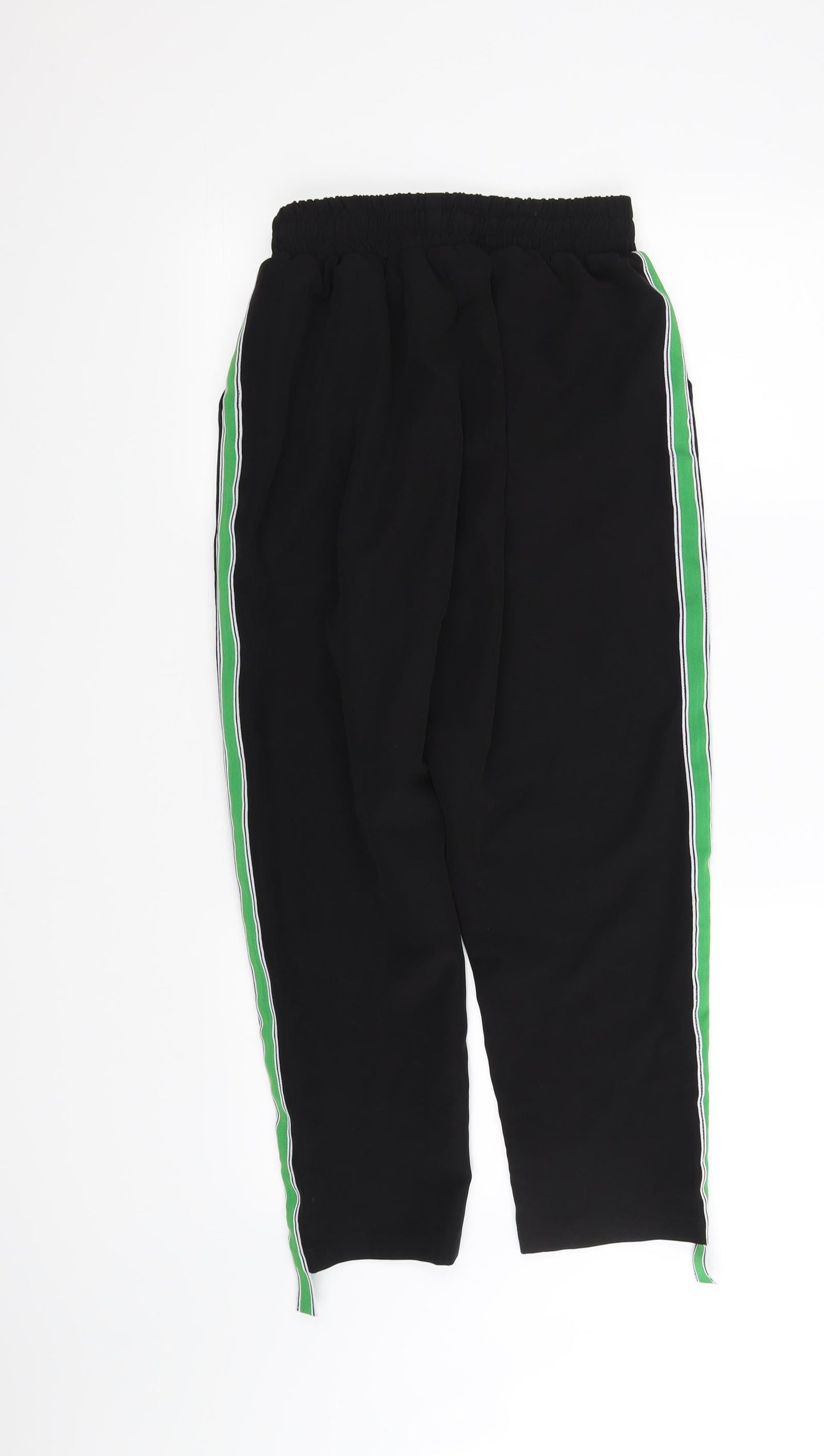 Womens UK Size 12 Boohoo Regular Fit  Black Trousers
