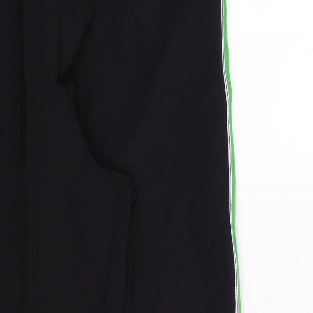 Womens UK Size 12 Boohoo Regular Fit  Black Trousers