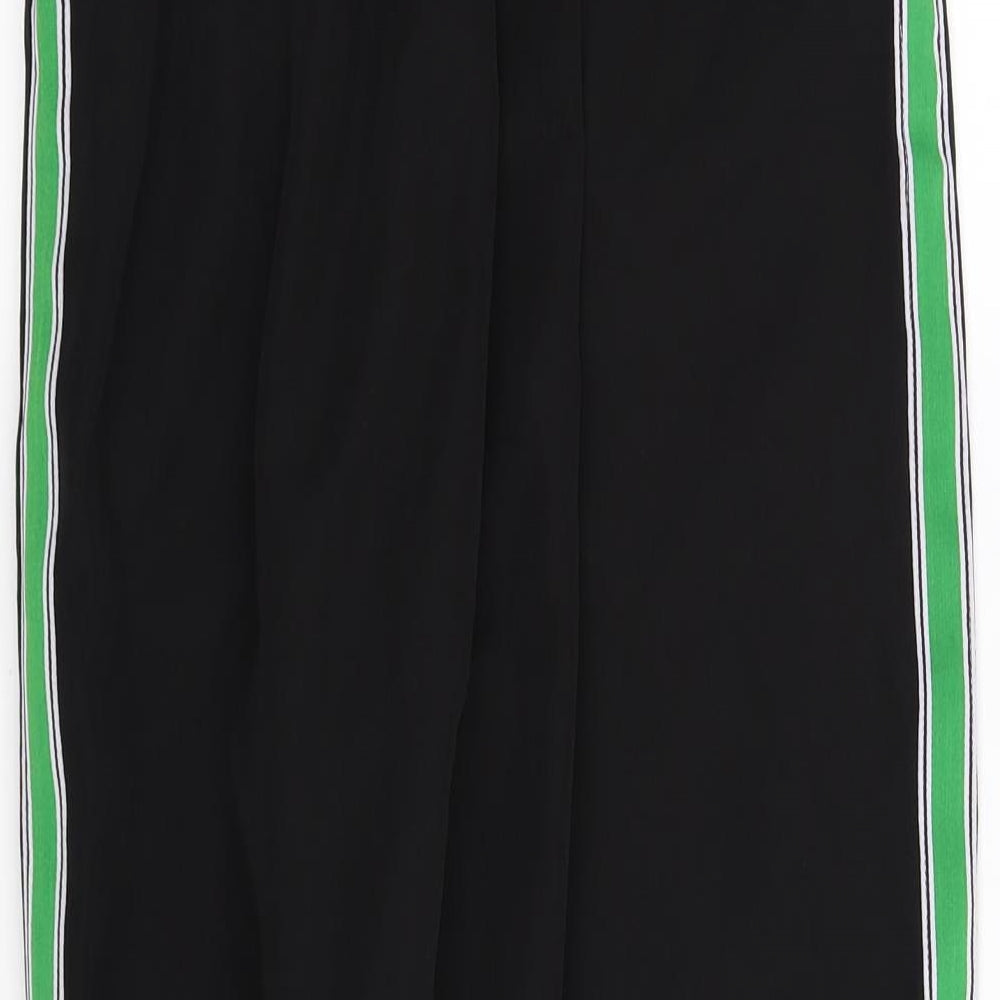Womens UK Size 12 Boohoo Regular Fit  Black Trousers