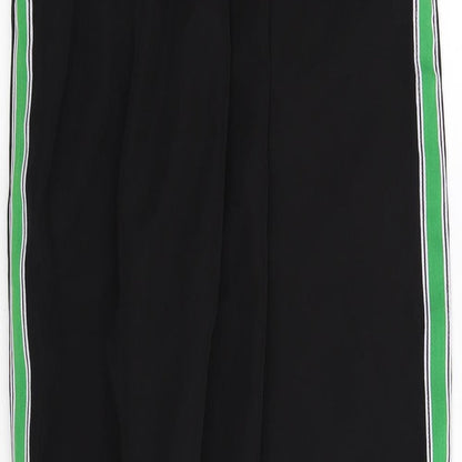 Womens UK Size 12 Boohoo Regular Fit  Black Trousers