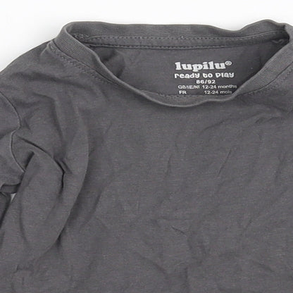 iupter  Grey   Basic T-Shirt Size 12-18 Months