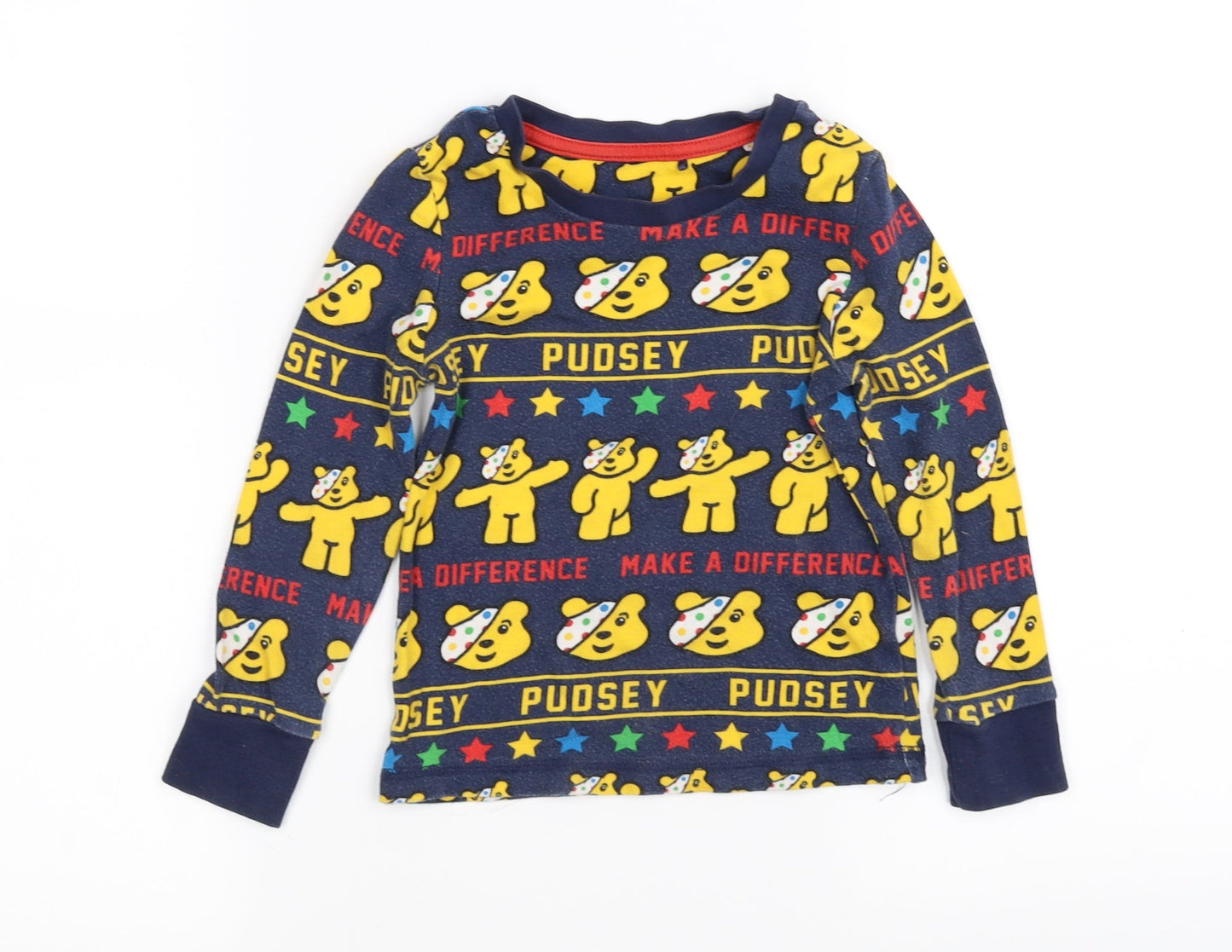 George Boys Blue   Basic T-Shirt Size 3-4 Years