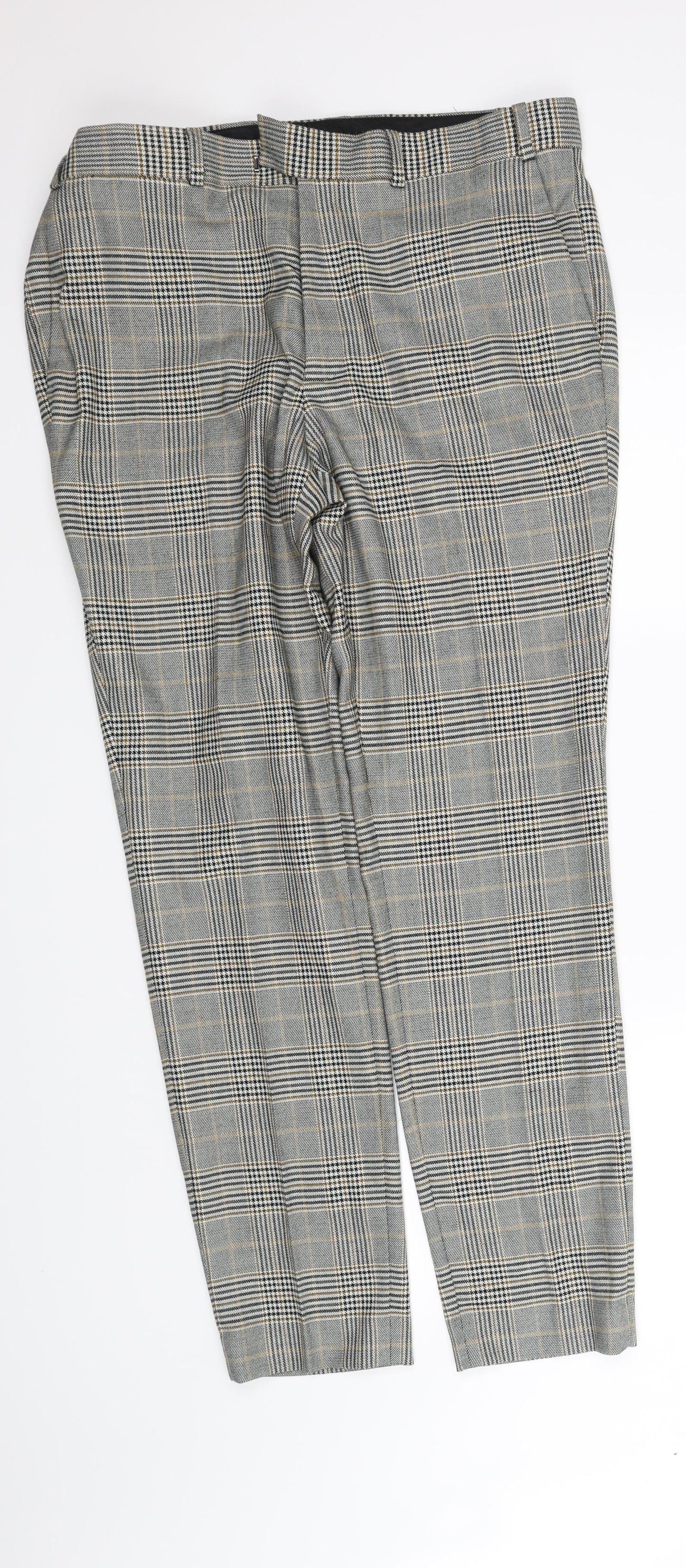 Womens UK Size M pre worn Regular Fit  Grey Trousers
