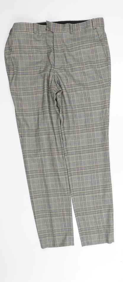 Womens UK Size M pre worn Regular Fit  Grey Trousers