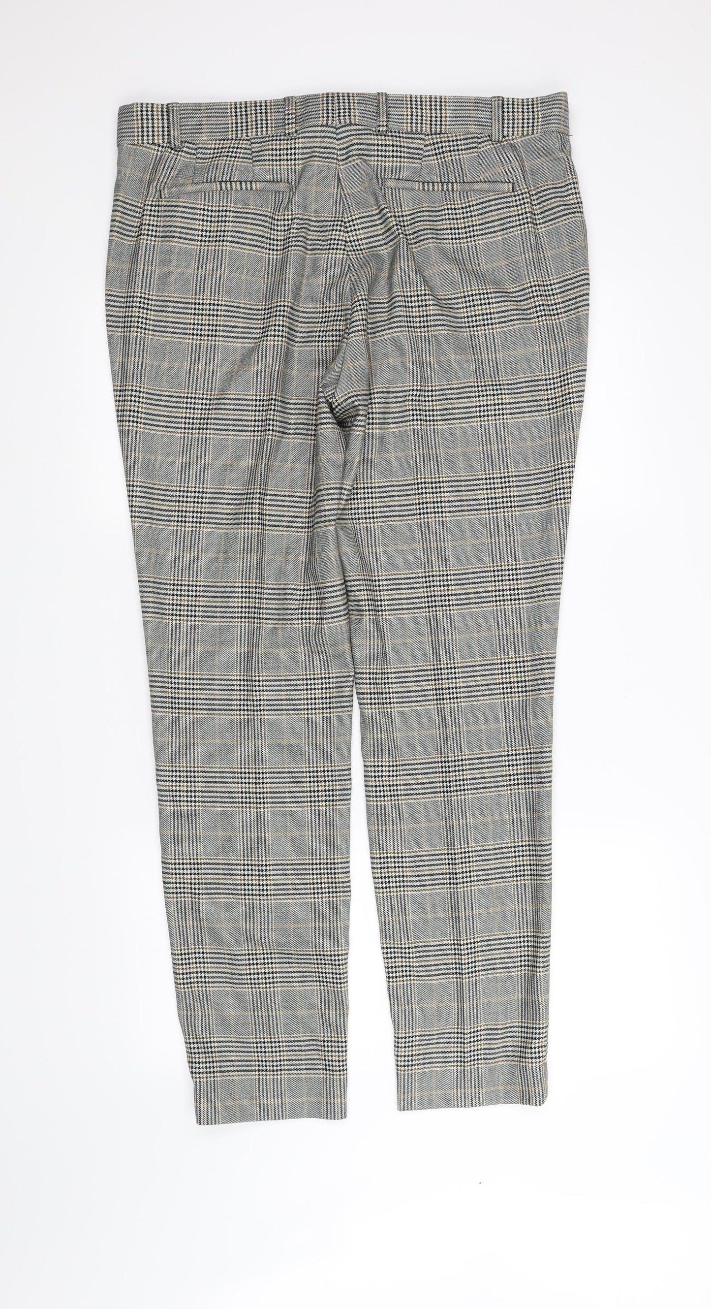 Womens UK Size M pre worn Regular Fit  Grey Trousers