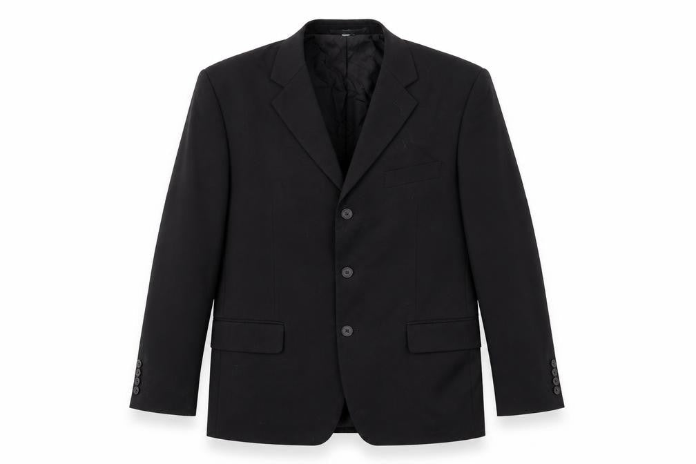 Mens UK Size 40 Preworn Regular Black Suit Jacket