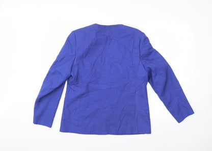 Womens UK Size 14 Preworn Blue Jacket