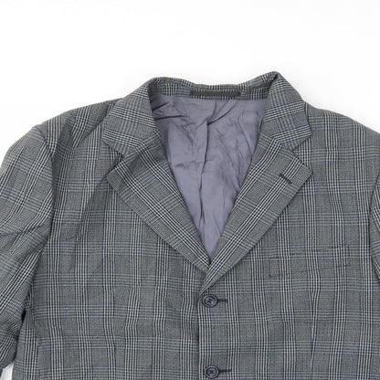 Mens UK Size 42 Preworn Regular Grey Suit Jacket
