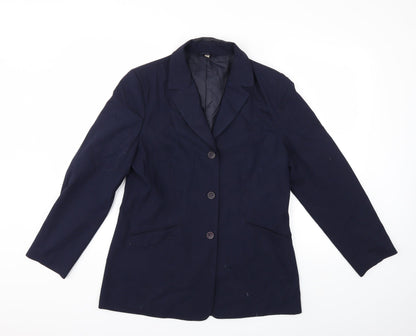 Womens UK Size 12 EWM Blue Jacket