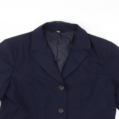 Womens UK Size 12 EWM Blue Jacket