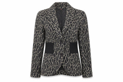 FSR Womens Grey Animal Print  Jacket  Size 10