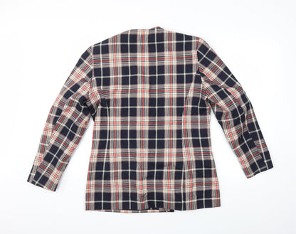 Preworn Womens Blue Check  Jacket  Size 14