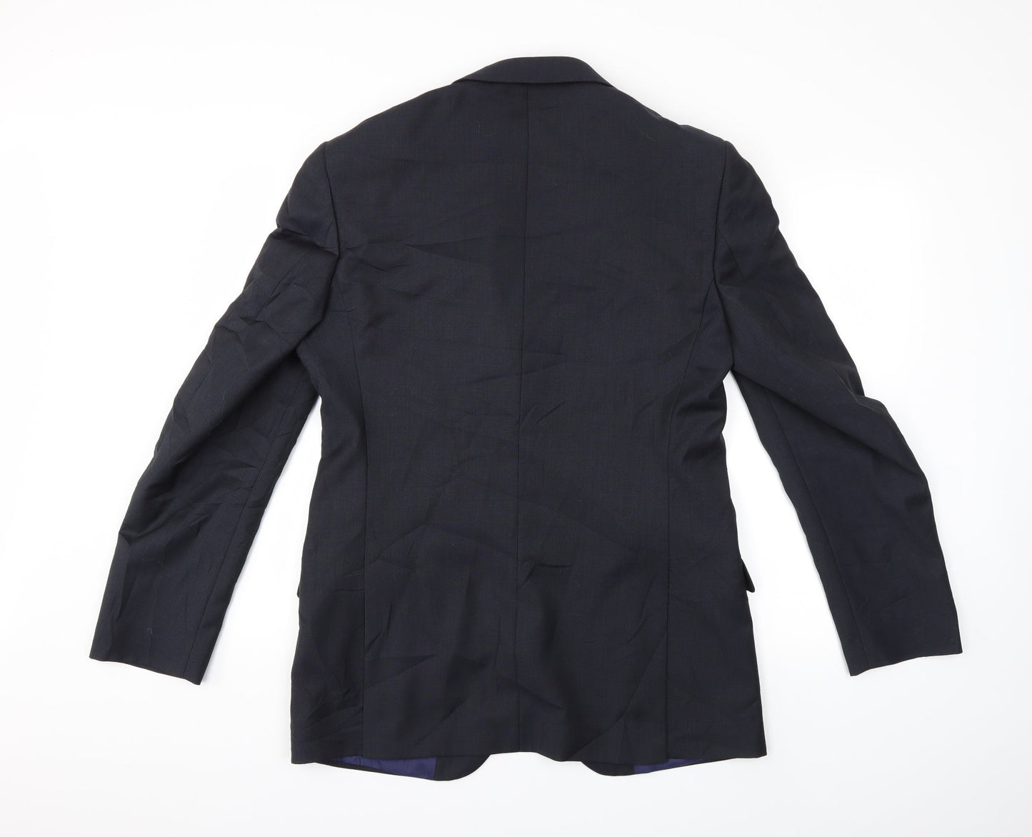 Mens UK Size 40 Marks and Spencer Regular Blue Suit Jacket