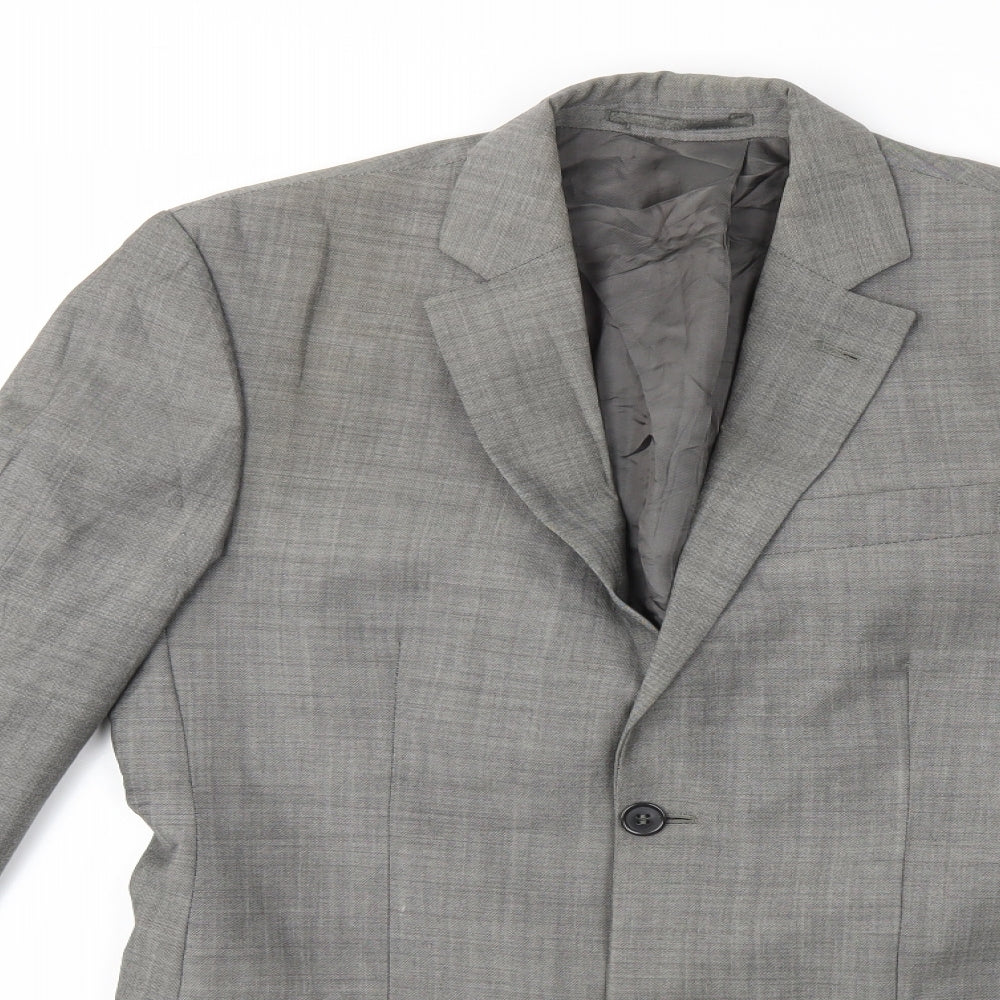 Mens UK Size 36 Linea Regular Grey Suit Jacket