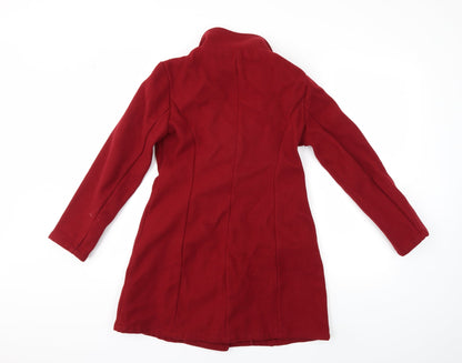 SheIn Womens Red   Overcoat Coat Size S