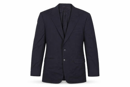 Marks & Spencer Mens Blue Striped  Jacket Suit Jacket Size 40