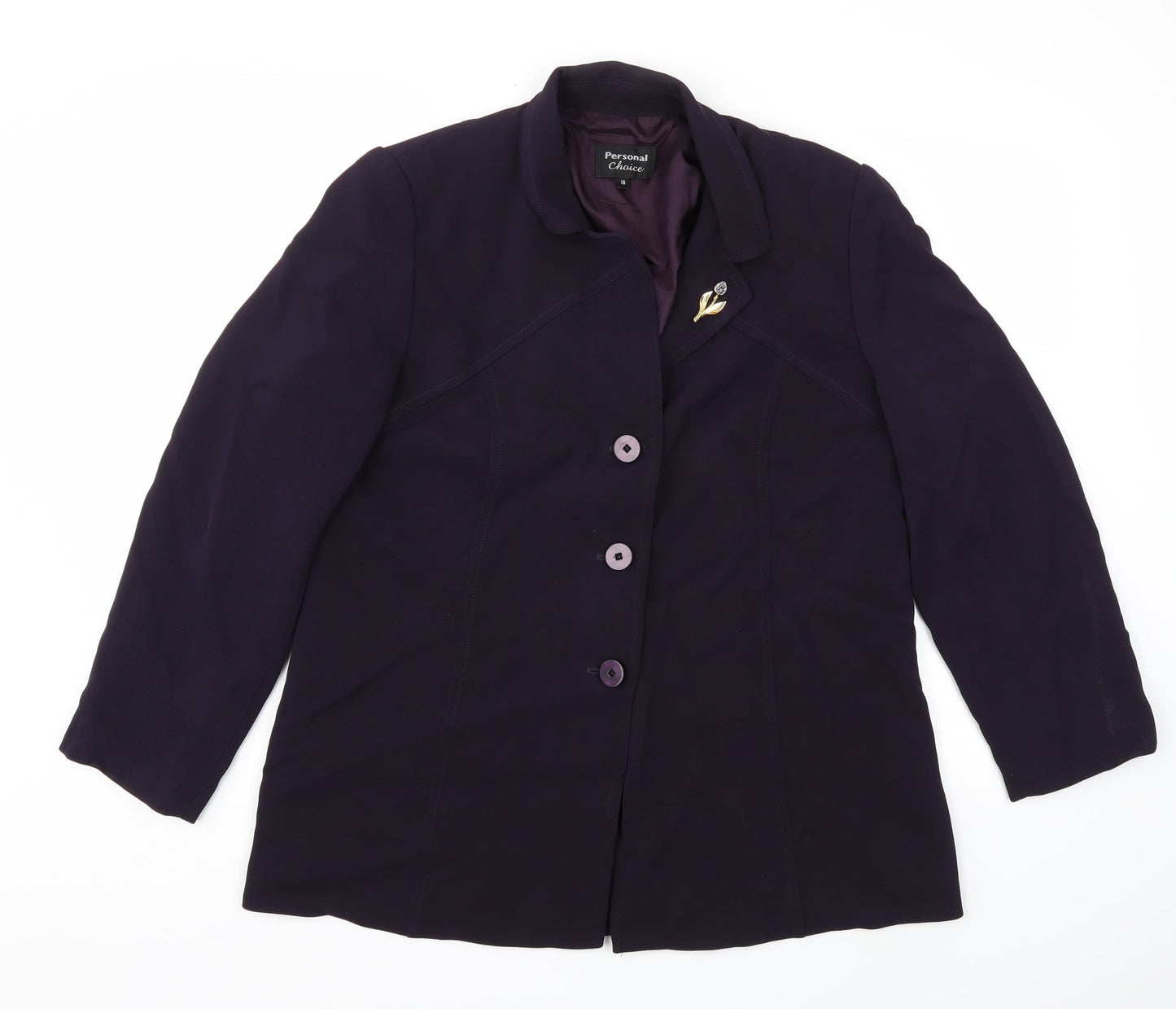 Womens UK Size 16 Personal Choice Purple Jacket