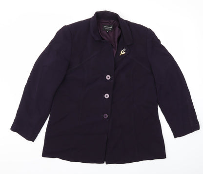 Womens UK Size 16 Personal Choice Purple Jacket