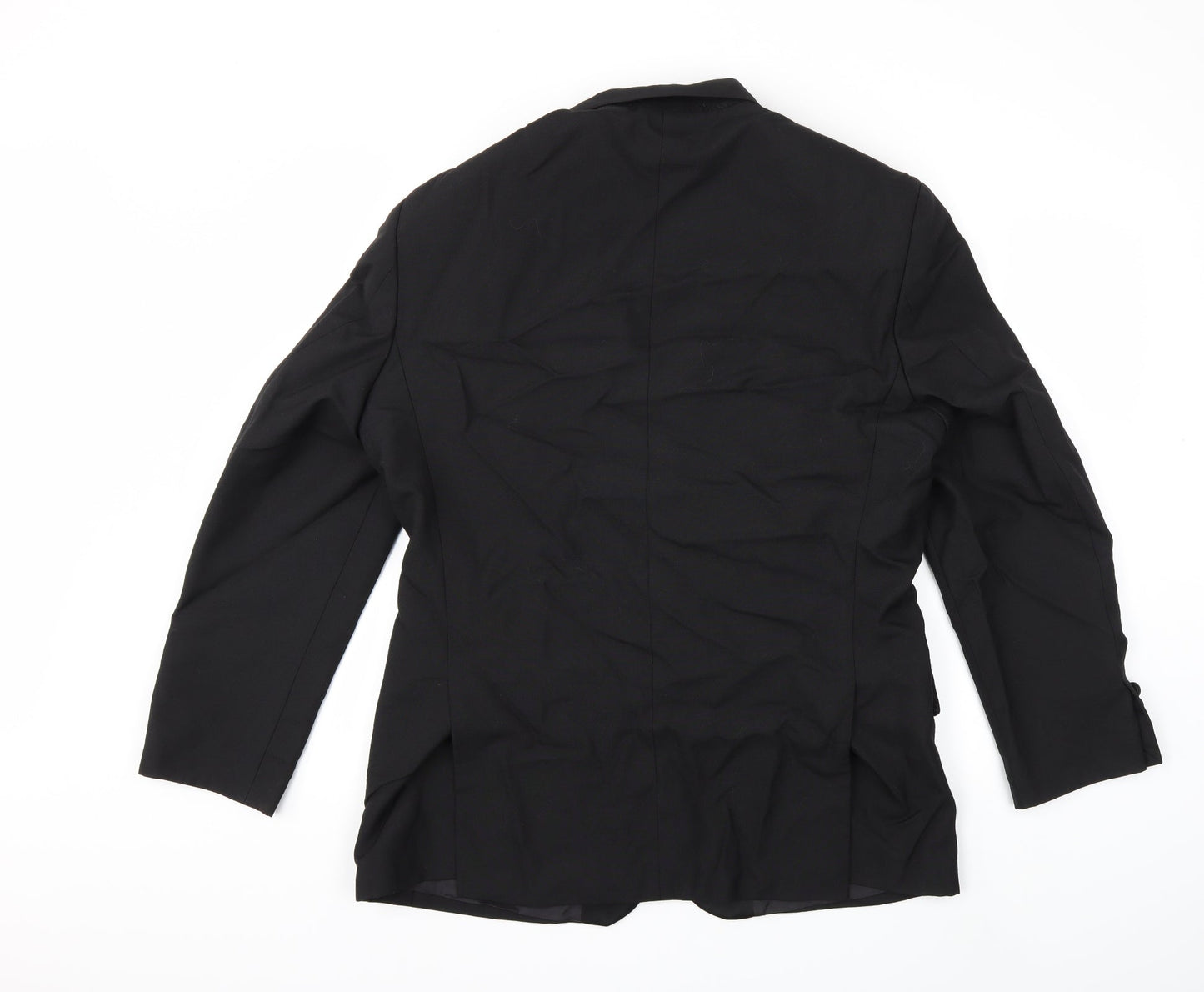 Mens UK Size 42 Preworn Regular Black Suit Jacket