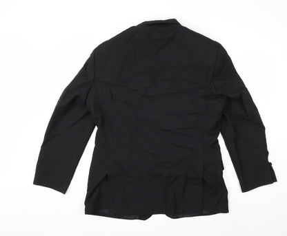 Mens UK Size 42 Preworn Regular Black Suit Jacket