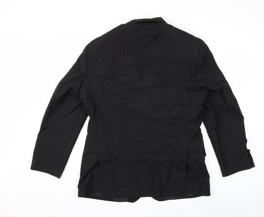 Mens UK Size 42 Preworn Regular Black Suit Jacket