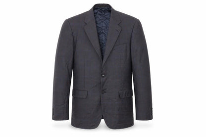 Marks & Spencer Mens Blue Check  Jacket Suit Jacket Size 42