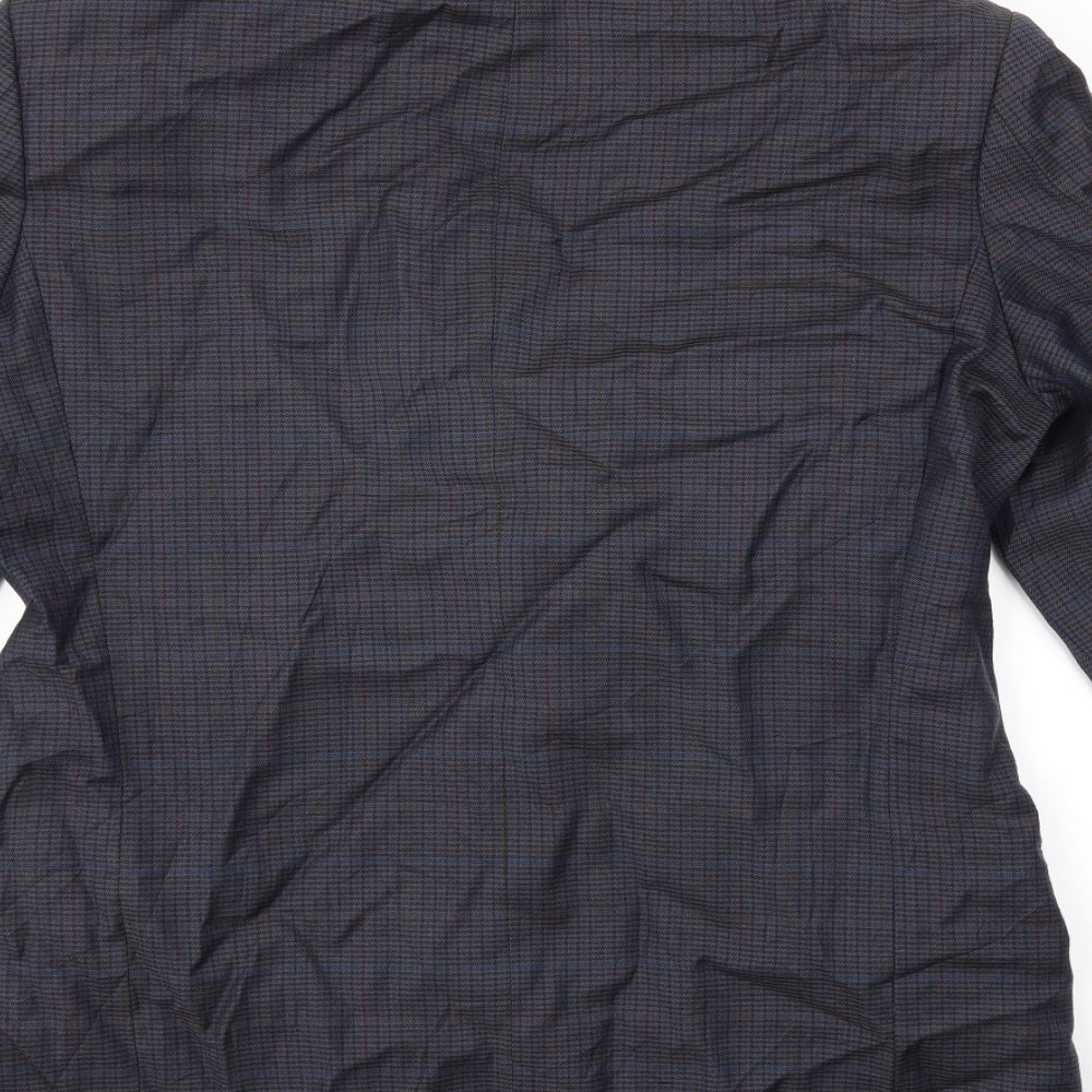 Mens UK Size 42 Marks and Spencer Regular Blue Suit Jacket