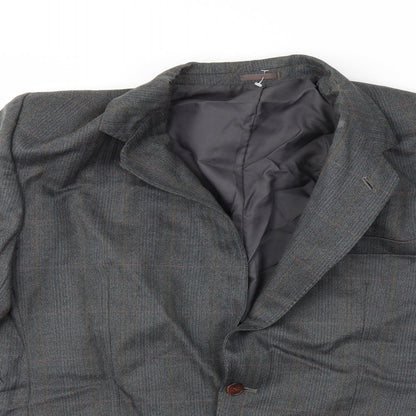 Mens UK Size 42 Preworn Regular Green Suit Jacket