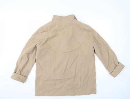 Womens UK Size 18 Marks and Spencer Beige Overcoat