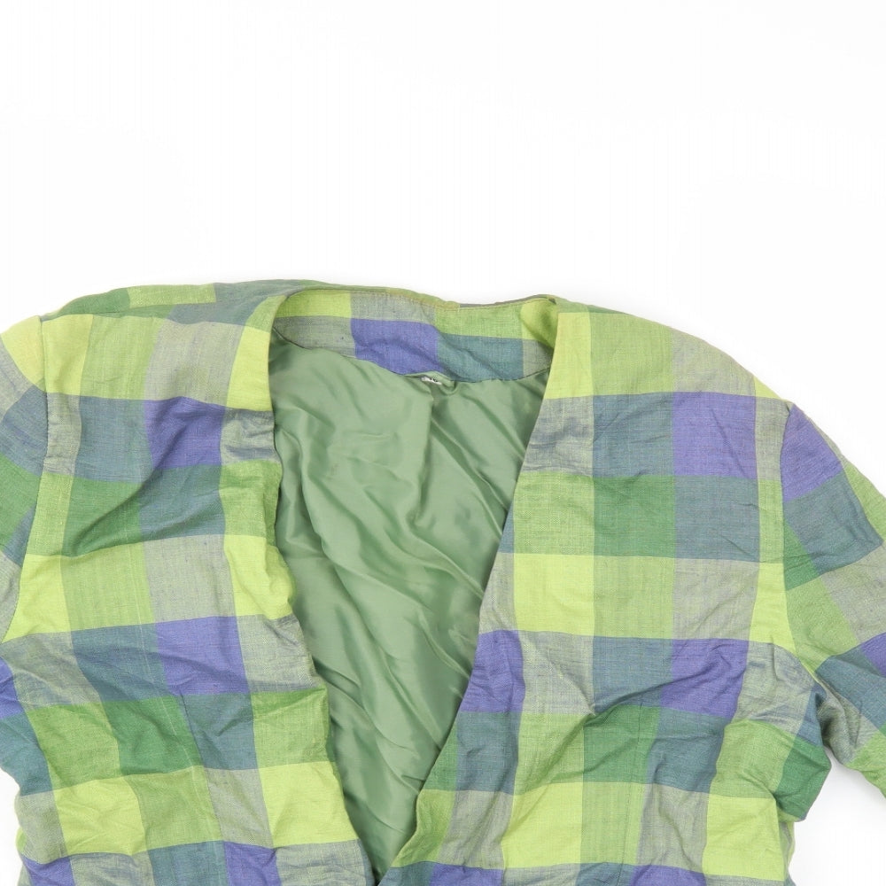 Womens UK Size 16 Preworn Green Jacket