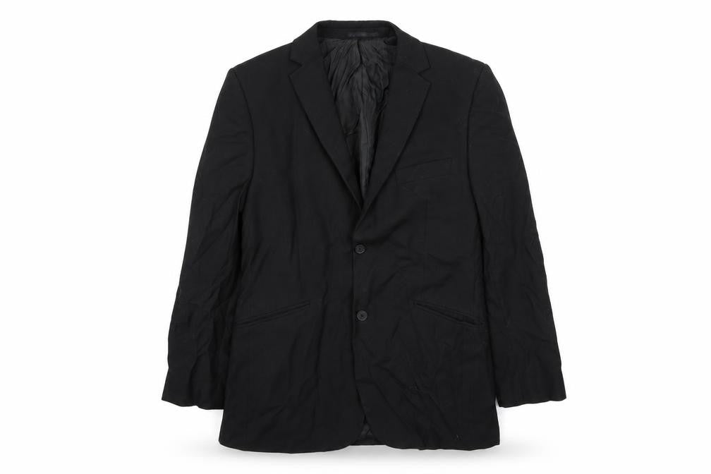 Mens UK Size 38 Preworn Regular Black Suit Jacket