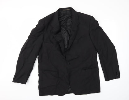 Mens UK Size 42 Marks and Spencer Regular Black Suit Jacket