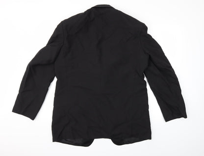 Mens UK Size 42 Marks and Spencer Regular Black Suit Jacket