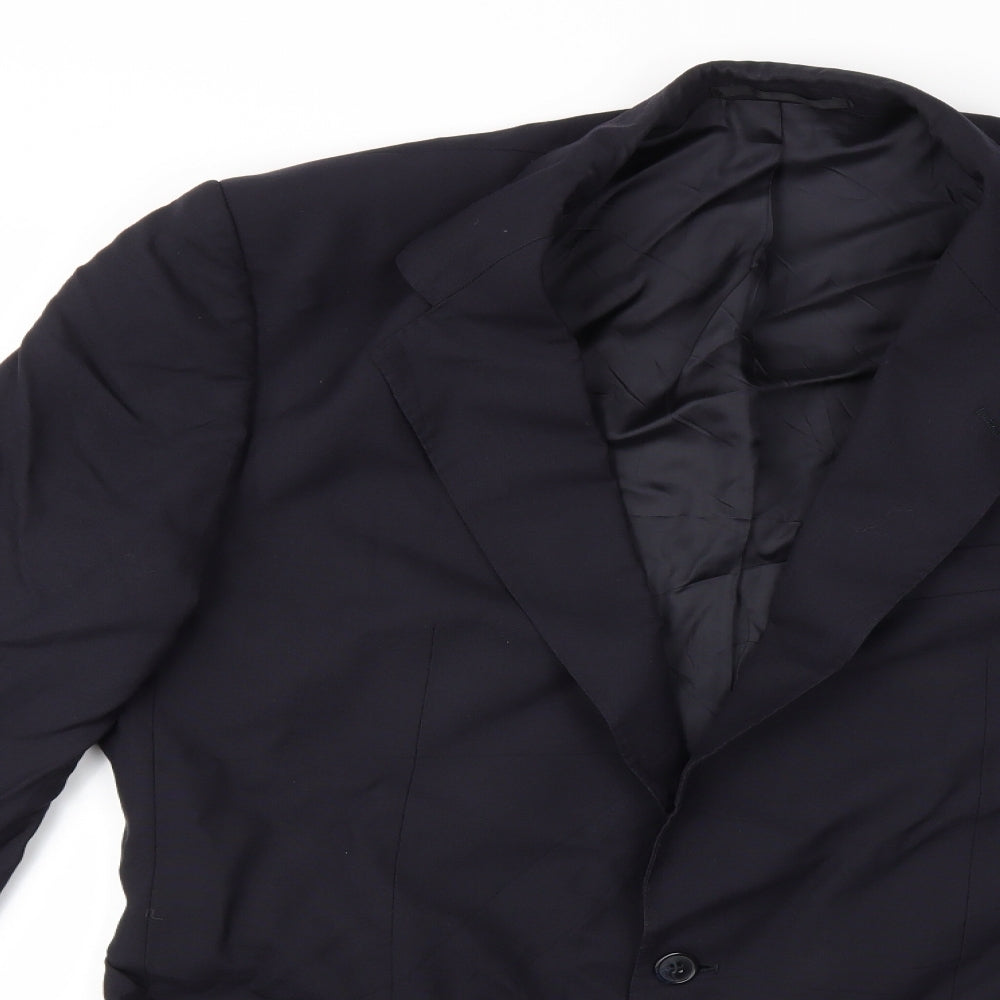 Mens UK Size 42 Preworn Regular Blue Suit Jacket