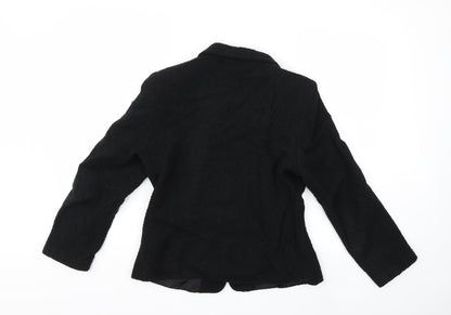 Marks and Spencer Womens Black   Jacket Coat Size 10