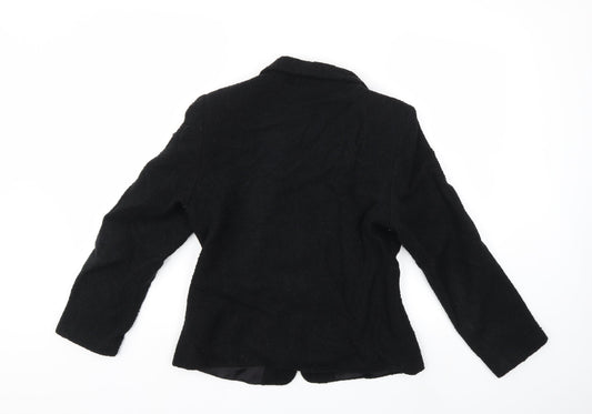 Marks and Spencer Womens Black   Jacket Coat Size 10