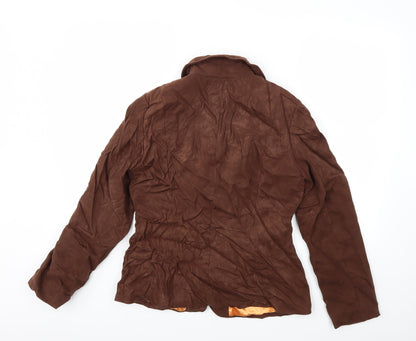 Womens UK Size 14 Per Una Brown Jacket