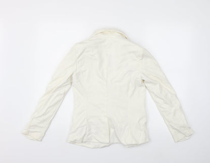 Womens UK Size S FOREVER 21 White Jacket
