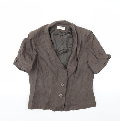 Womens UK Size 14 Kaliko Brown Jacket